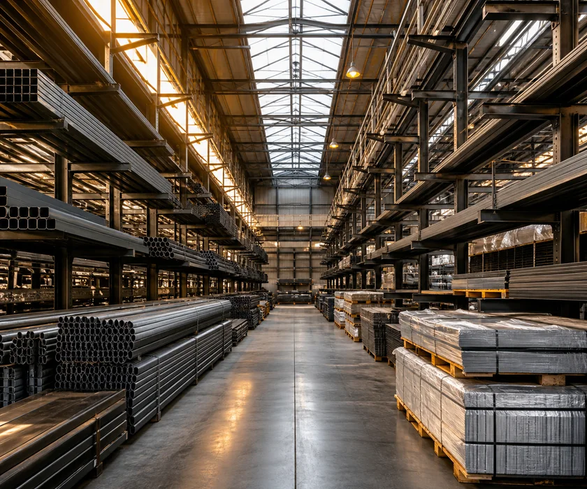 Warehouse inventory and logistics supporting FERROSO supply solutions